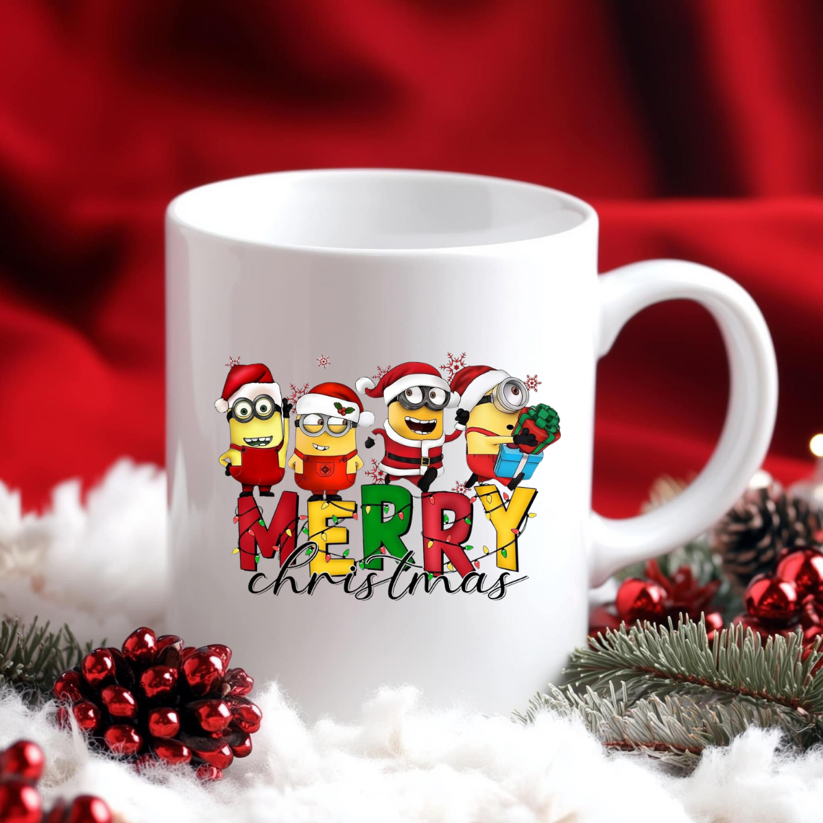 MINIONS MERRY CHRISTMAS MUG