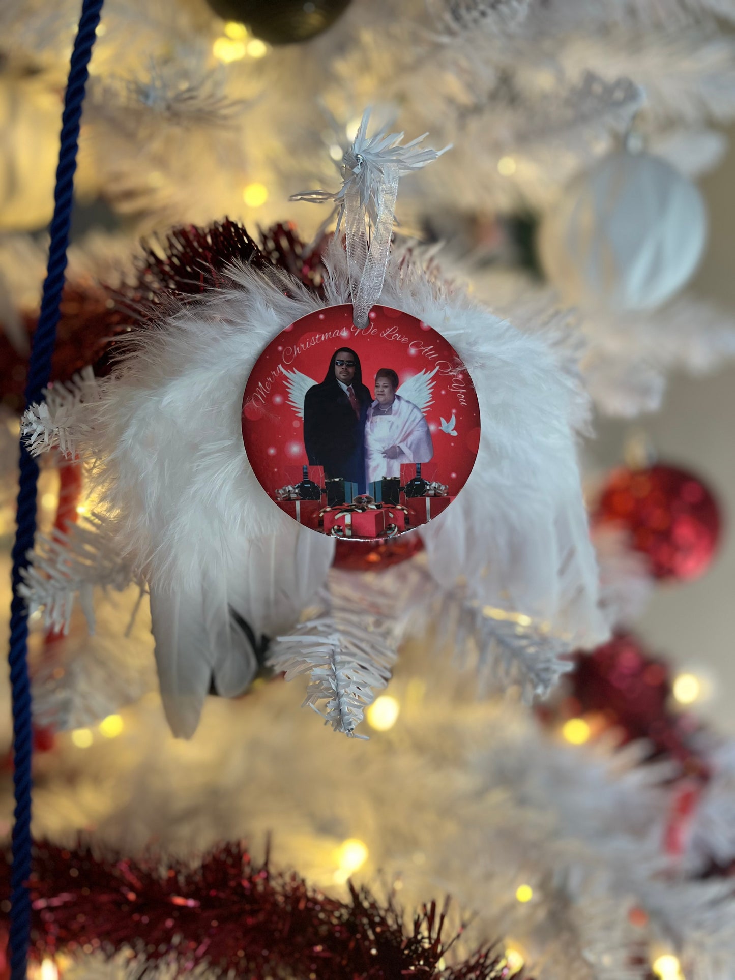 Memorial Angel Wing Ornament