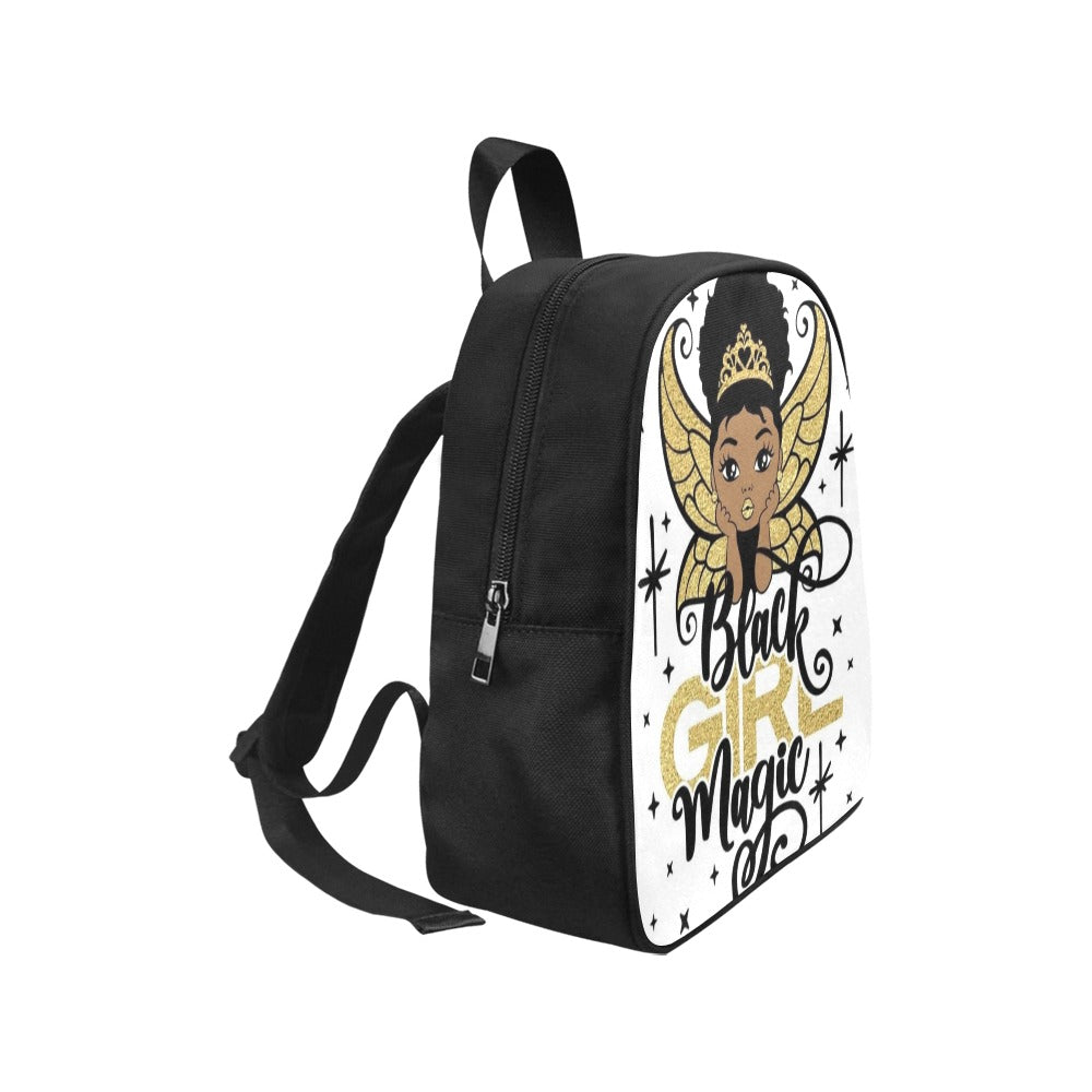 Black Girl Magic(Gold) Toddler Backpack