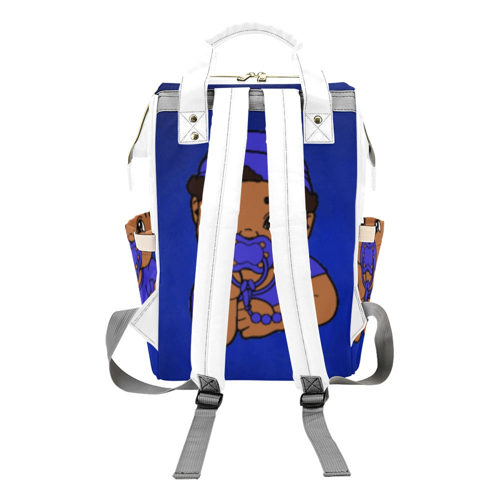 African American Baby Boy Backpack Diaper Bag