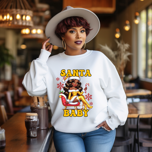 SANTA BABY CHRISTMAS HOODIES