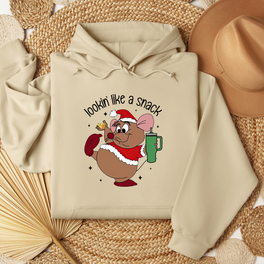 LOOKING LIKE A SNACK CHRISTMAS MOUSE