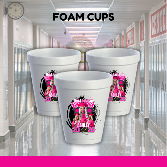 GRADUATION FOAM CUPS
