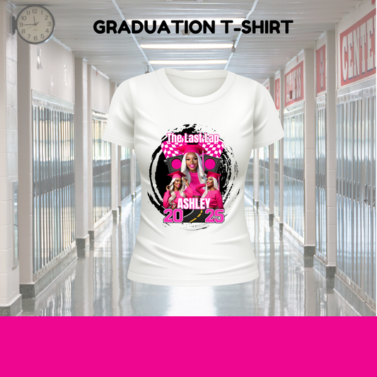 3D Center Design Graduation T-Shirt