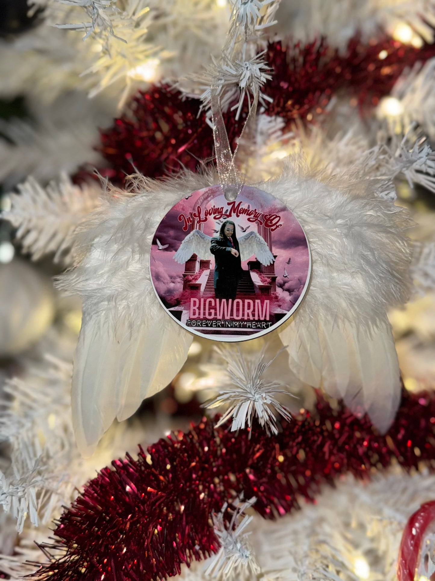 Memorial Angel Wing Ornament