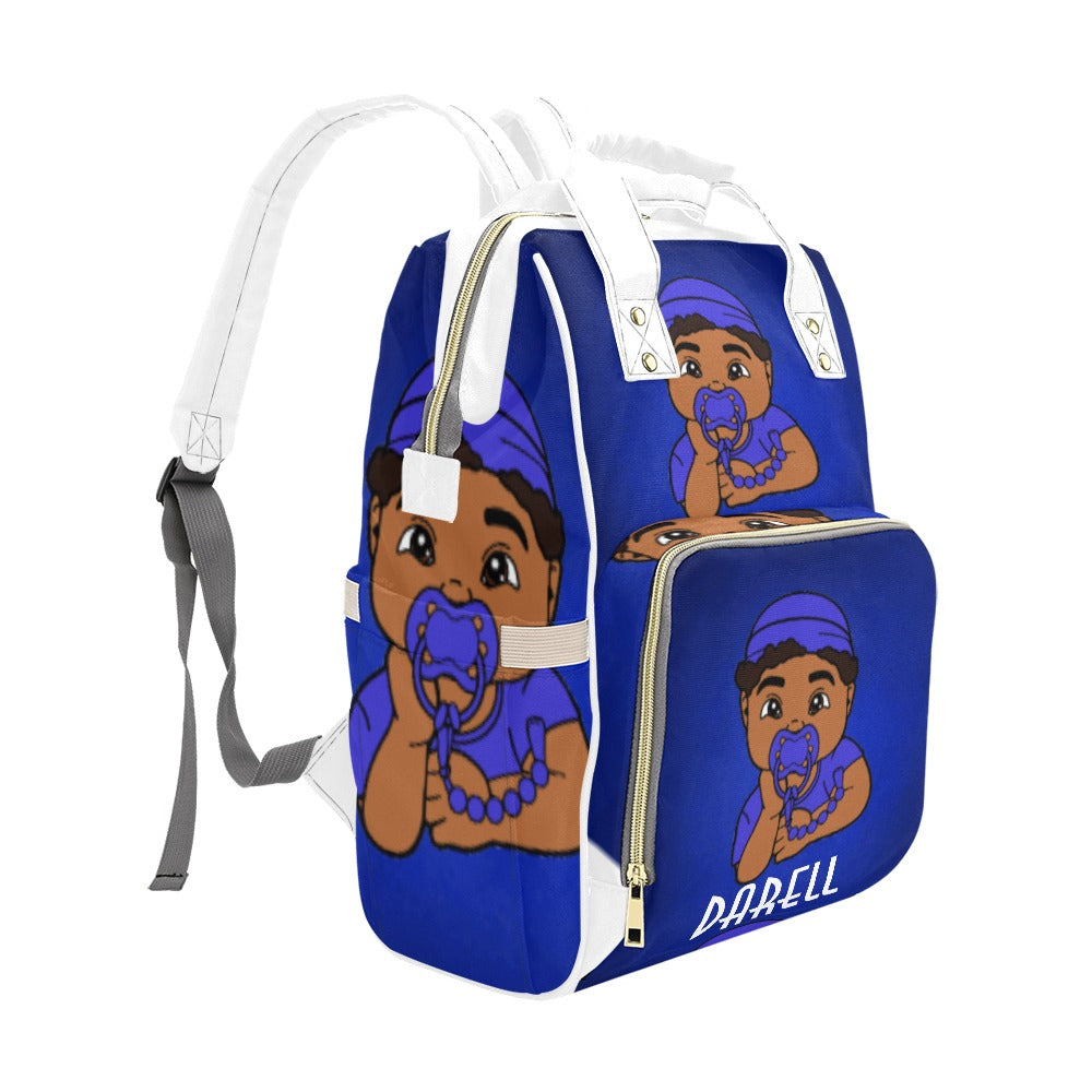 African American Baby Boy Backpack Diaper Bag