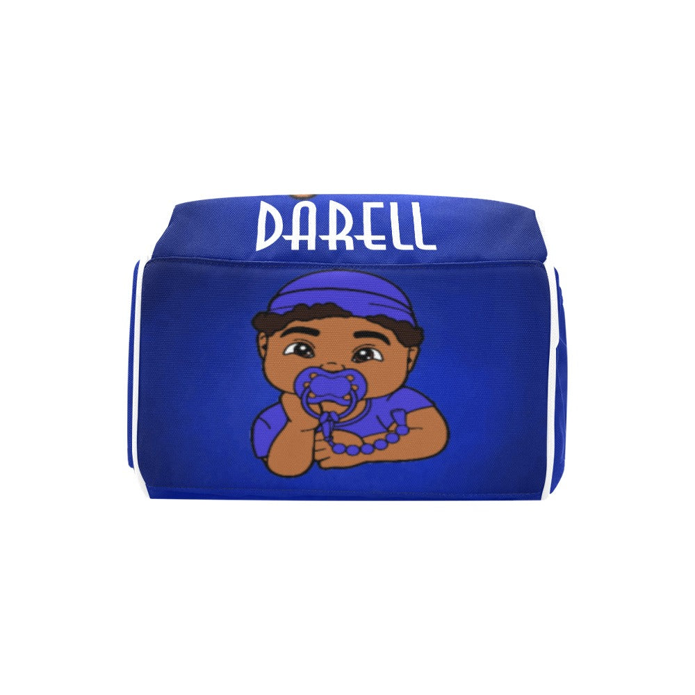 African American Baby Boy Backpack Diaper Bag