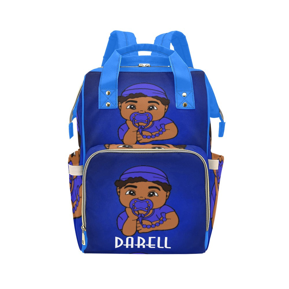 African American Baby Boy Backpack Diaper Bag