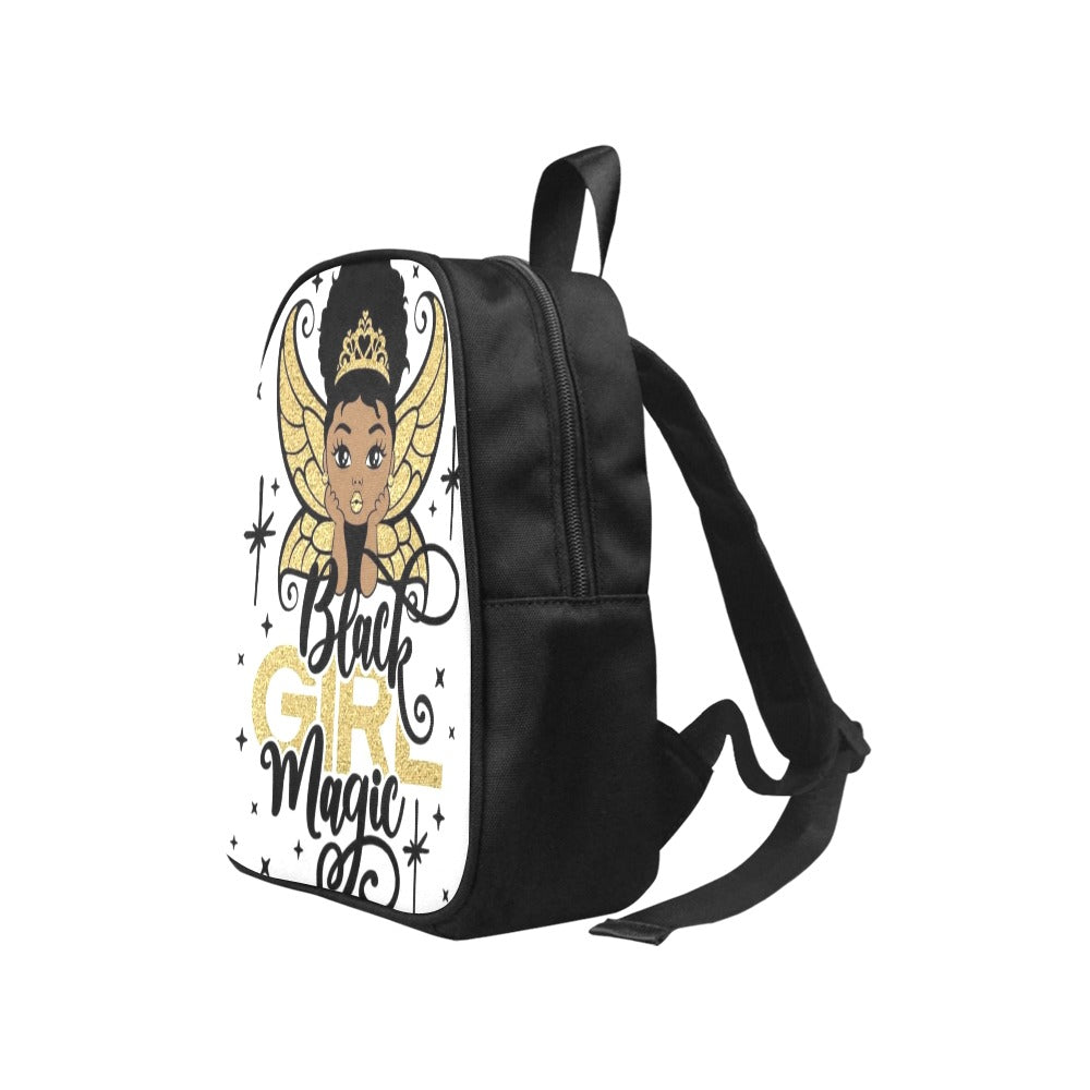 Black Girl Magic(Gold) Toddler Backpack